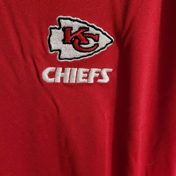 NEW Kansas City Chiefs Quarter Zip - Picture 2 of 4